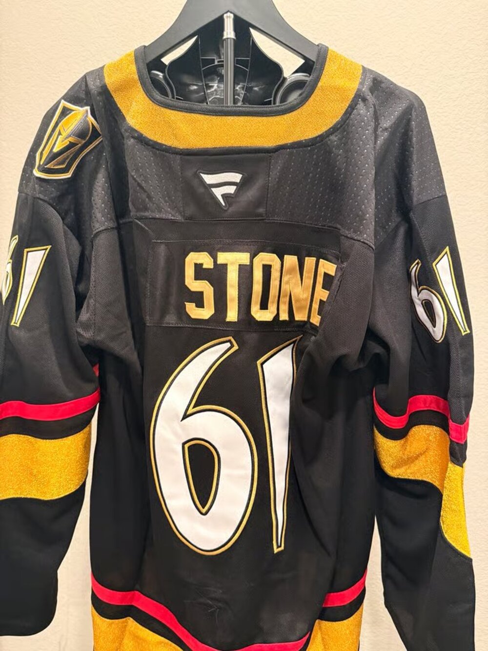 Mark Stone Black Stitched Jersey